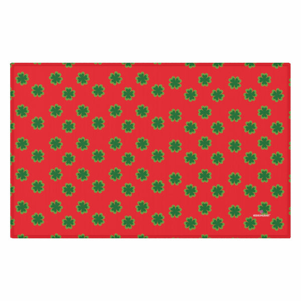 Red Green Clover Dornier Rug