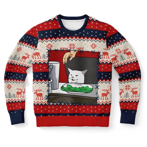 Unisex Christmas Sweatshirt-Fashion Sweatshirt - AOP-Subliminator-XS-Heidi Kimura Art LLC