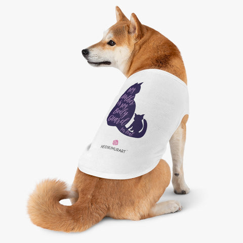 Best Pet Tank Top For Dog/ Cat, Purple Lovely Heart Mom Premium Cotton Pet Clothing For Cat/ Dog Moms, For Medium, Large, Extra Large Dogs/ Cats, (Size: M, L, XL)-Printed in USA, Tank Top For Dogs Puppies Cats, Dog Tank Tops, Dog Clothes, Dog Cat Suit/ Tshirt, T-Shirts For Dogs, Dog, Cat Tank Tops, Pet Clothing, Pet Tops, Dog Outfit Shirt, Dog Cat Sweater, Gift Dog Cat Mom Dad, Pet Dog Fashion 