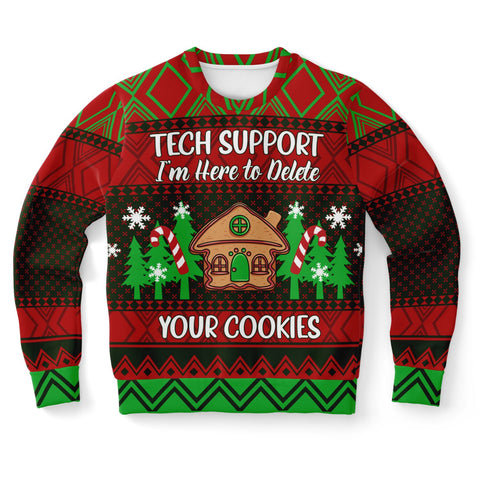 Funny Christmas Tech Support Sweatshirt