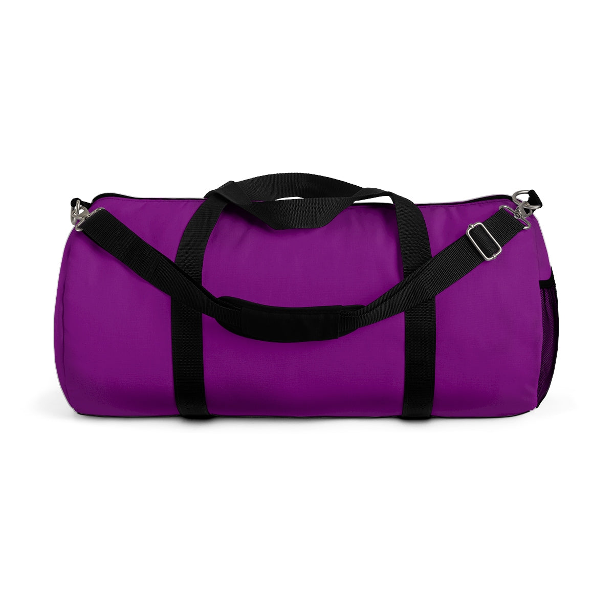 Royal Purple Solid Color All Day Small Or Large Size Duffel Bag, Made in USA-Duffel Bag-Small-Heidi Kimura Art LLC