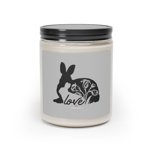 Easter Bunny Soy Wax Candle, 9oz Candle in a glass container - Made in the USA