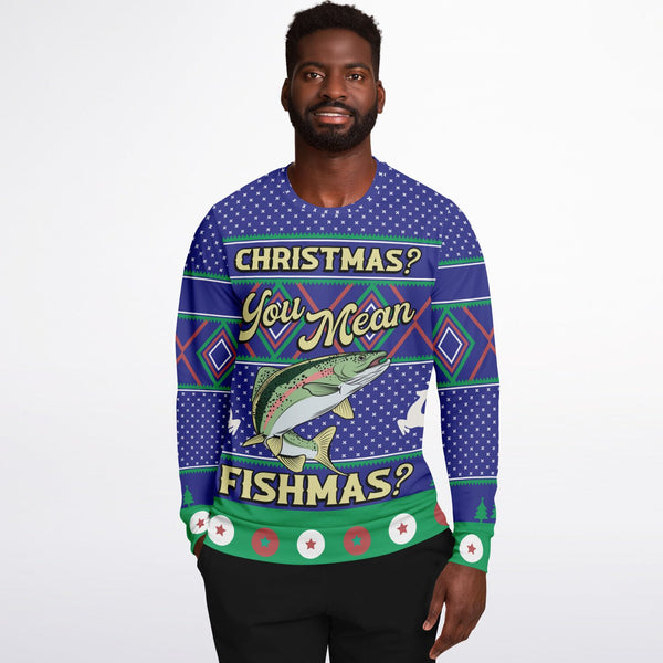 Christmas Adult's Sweatshirts For Fishermen