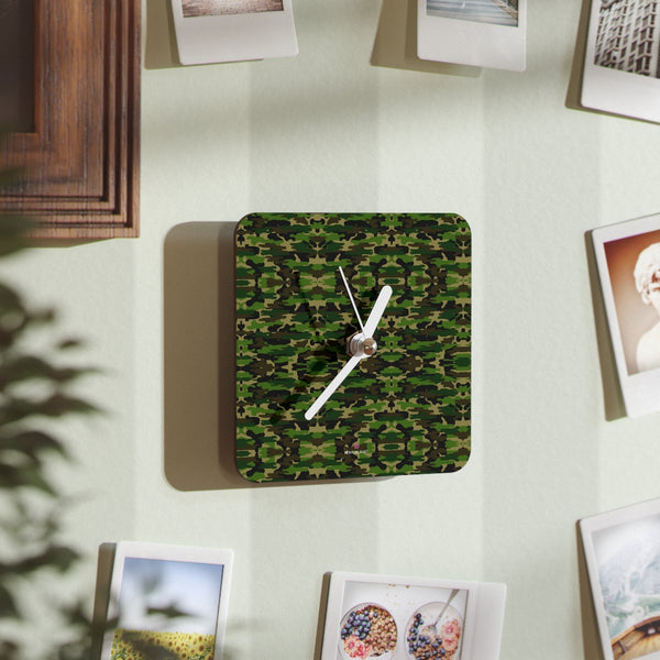 Camo Print Fun Wall Clocks