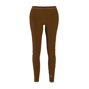 Brown Color Casual Leggings