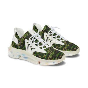 Green Camo Mesh Sneakers, Best Military Army Camo Print Breathable Mesh Sneakers For Women (US Size: 5.5-12)&nbsp;Mesh Athletic Shoes, Womens Mesh Shoes, Mesh Shoes&nbsp;Women,&nbsp;Women's Classic Low Top Mesh Sneaker,&nbsp;Women's Breathable Mesh Shoes, Mesh Sneakers Casual Shoes For Ladies&nbsp;