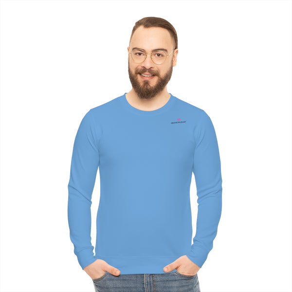 Pastel Blue Men's Shirt, Color Lightweight Men's Sweatshirt, Solid Color Men's Shirt