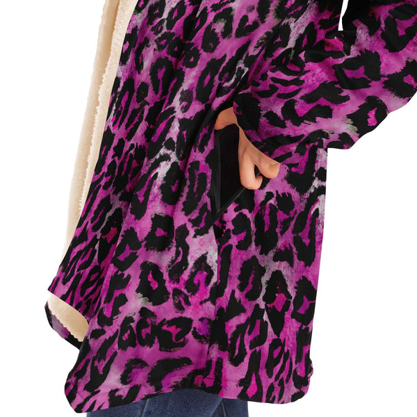 Pink Leopard Unisex Jacket - Heidikimurart Limited 