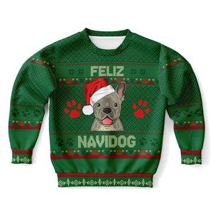 French Bulldog Kid's Christmas Sweatshirt