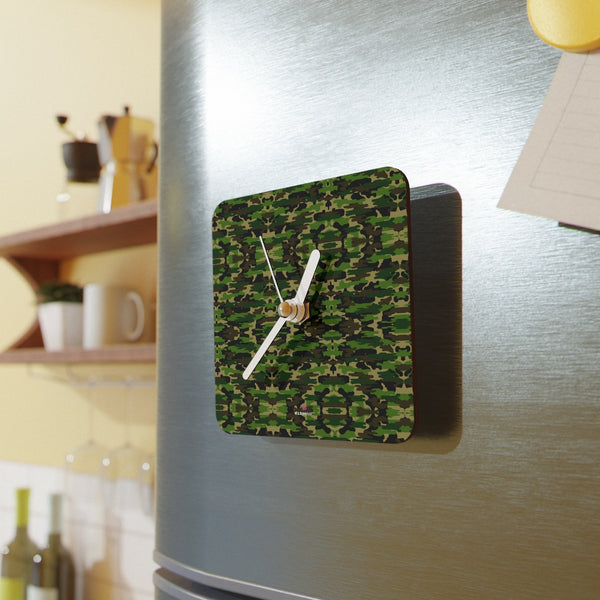 Camo Print Fun Wall Clocks