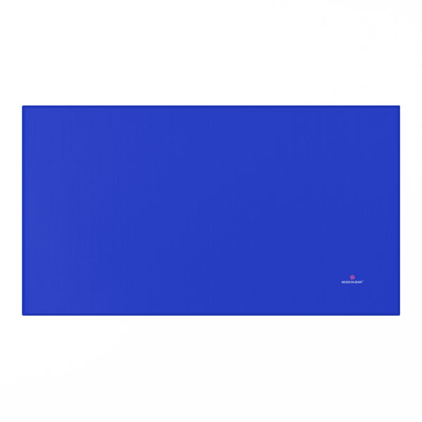 Blue Color Dornier Rug, Solid Blue Color Modern Basics Essential Premium Best Designer Durable Woven Skid-Resistant Premium Polyester Indoor Carpet Area Rug - Printed in USA (Size: 20"x32"(1'-8"x2'-8"), 35"×63"(2'-11"x5'-3"), 63"×84"(5'-3"x7'-0"))