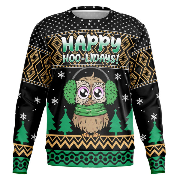 Cute Owl Christmas Adult's Sweatshirt