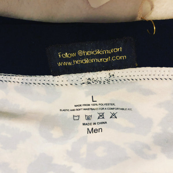 Brown Leopard Men's Trunks, Animal Print Men's Boxer Briefs Underwear (US Size: XS-3XL)
