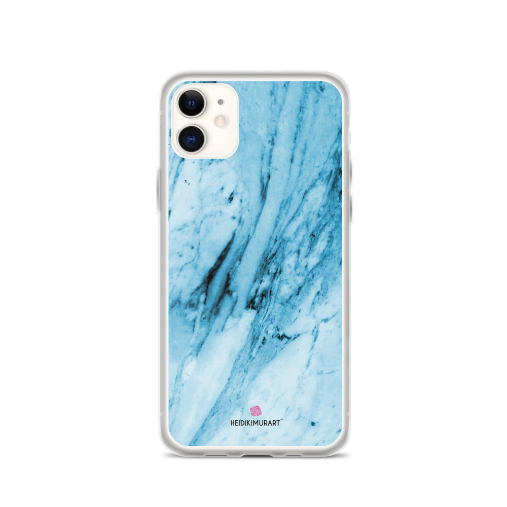 Blue Marble Print iPhone Case