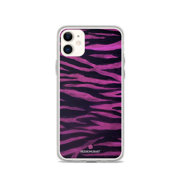 Pink Tiger Striped iPhone Case
