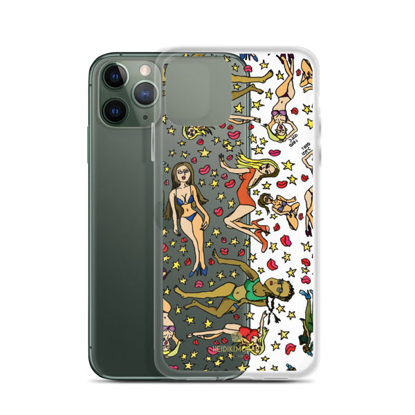 Bad Girl's iPhone Case, Cartoon Art Fun Colorful Artistic Phone Case, iPhone X | XS | XR | XS Max | 8 | 8+ | 7| 7+ Phone Case- Printed in USA/EU/MX