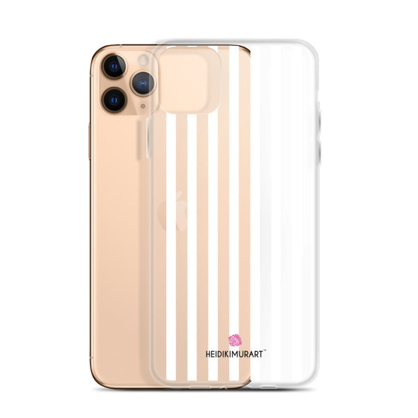 White Striped iPhone Case - Heidikimurart Limited 