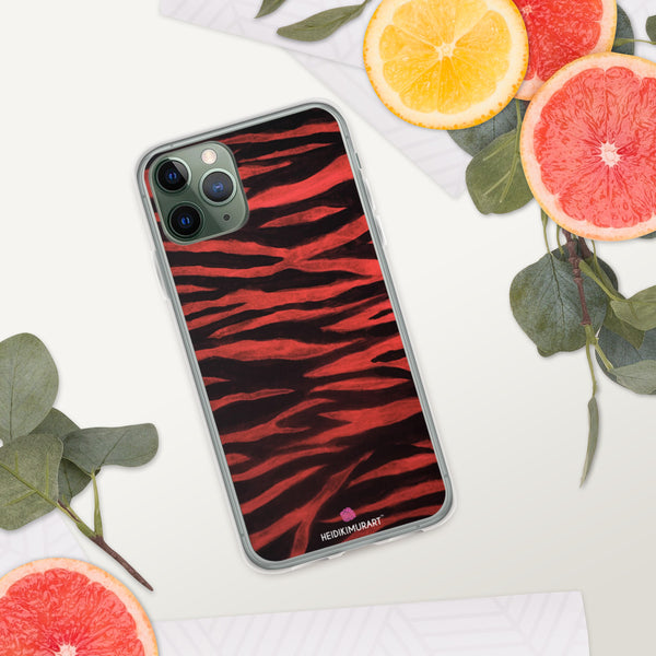 Red Tiger Stripes iPhone Case