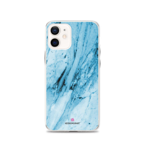 Blue Marble Print iPhone Case