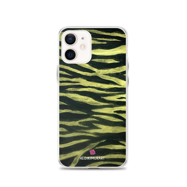 Yellow Tiger Print iPhone Case