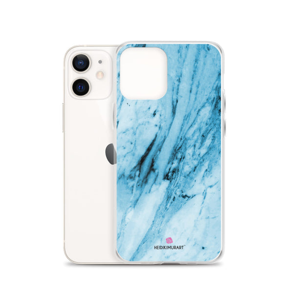 Blue Marble Print iPhone Case