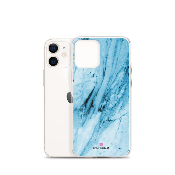 Blue Marble Print iPhone Case