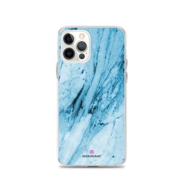 Blue Marble Print iPhone Case