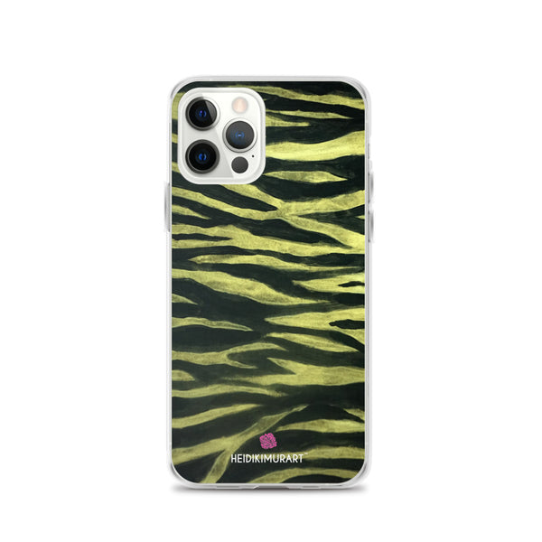 Yellow Tiger Print iPhone Case