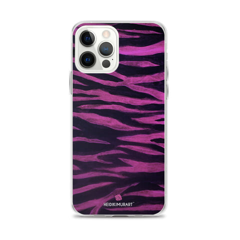 Pink Tiger Striped iPhone Case