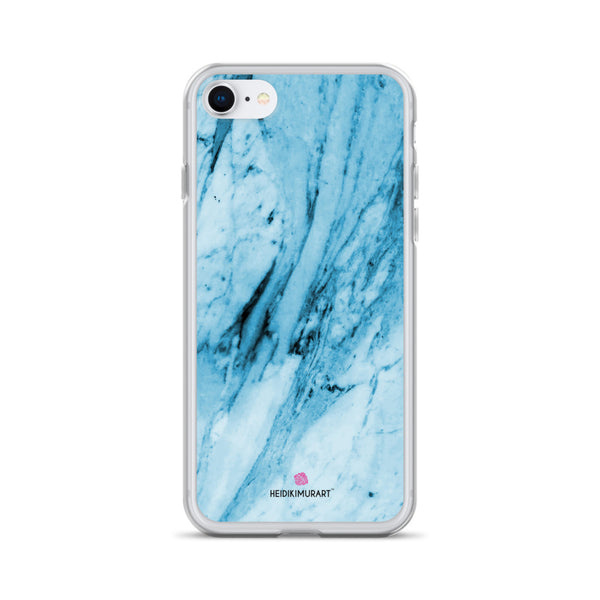 Blue Marble Print iPhone Case