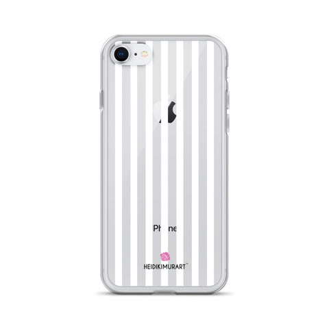 White Striped iPhone Case - Heidikimurart Limited 