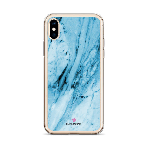 Blue Marble Print iPhone Case