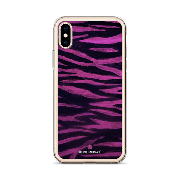Pink Tiger Striped iPhone Case