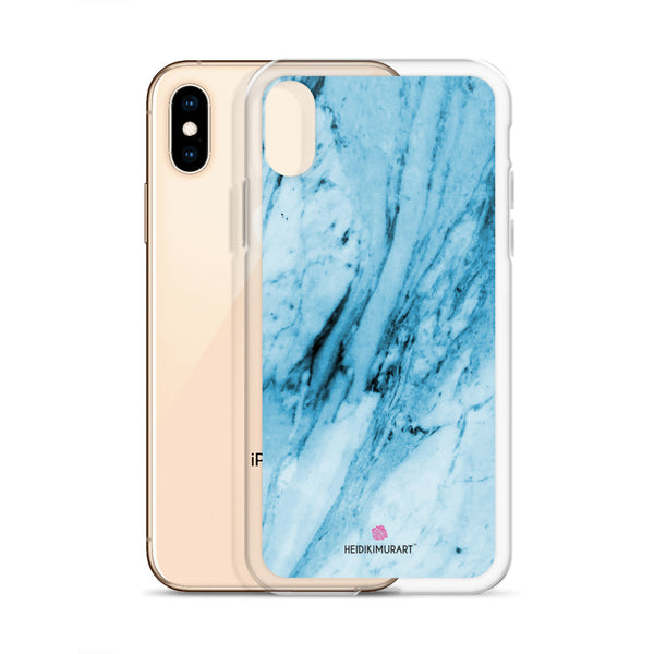 Blue Marble Print iPhone Case