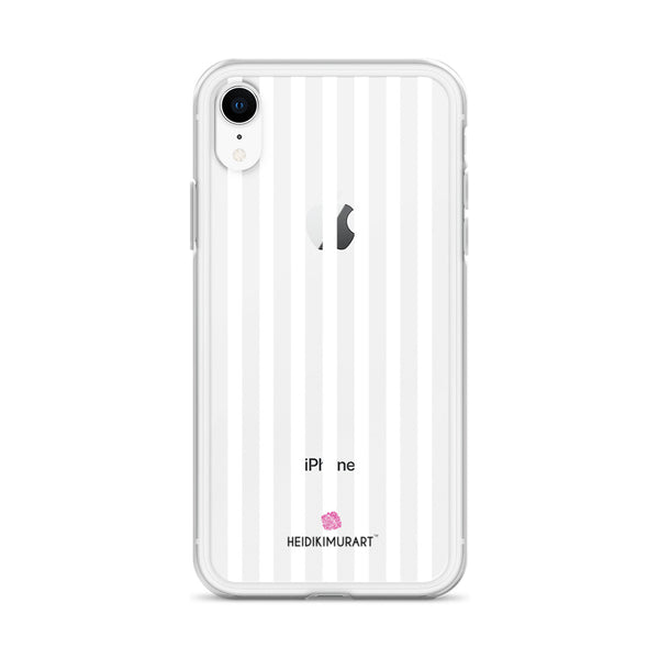 White Striped iPhone Case - Heidikimurart Limited 
