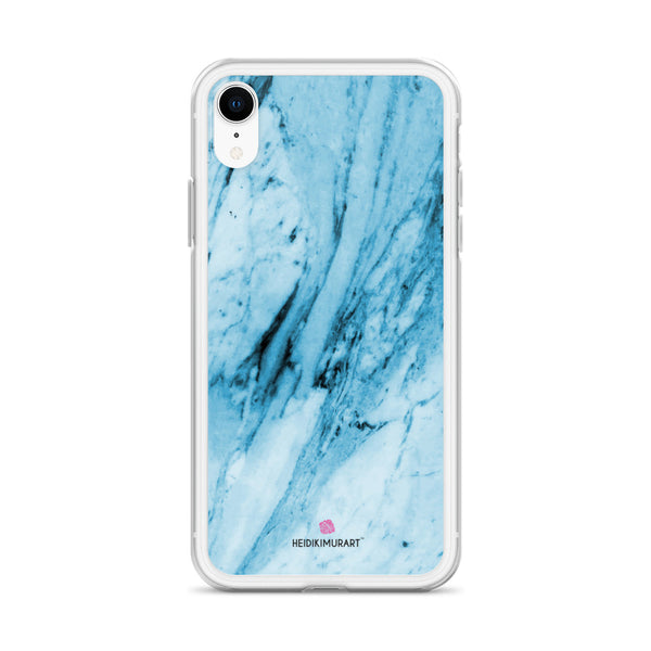 Blue Marble Print iPhone Case