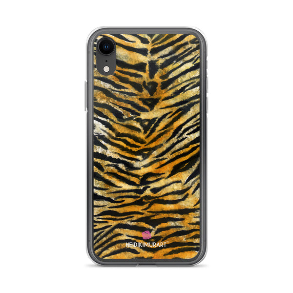 Orange Tiger Striped iPhone Case