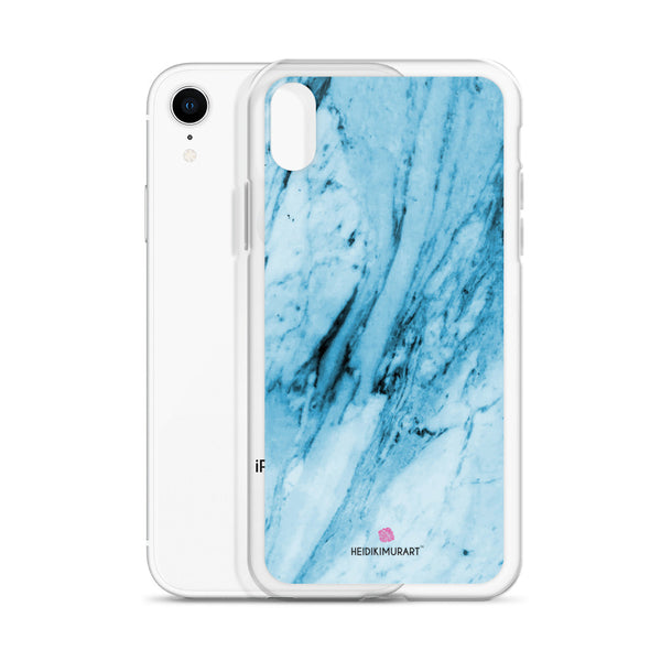 Blue Marble Print iPhone Case