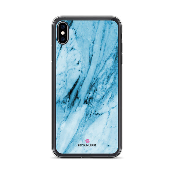 Blue Marble Print iPhone Case