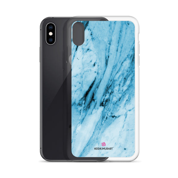 Blue Marble Print iPhone Case