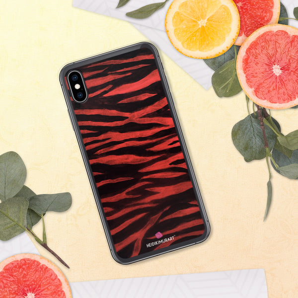 Red Tiger Stripes iPhone Case