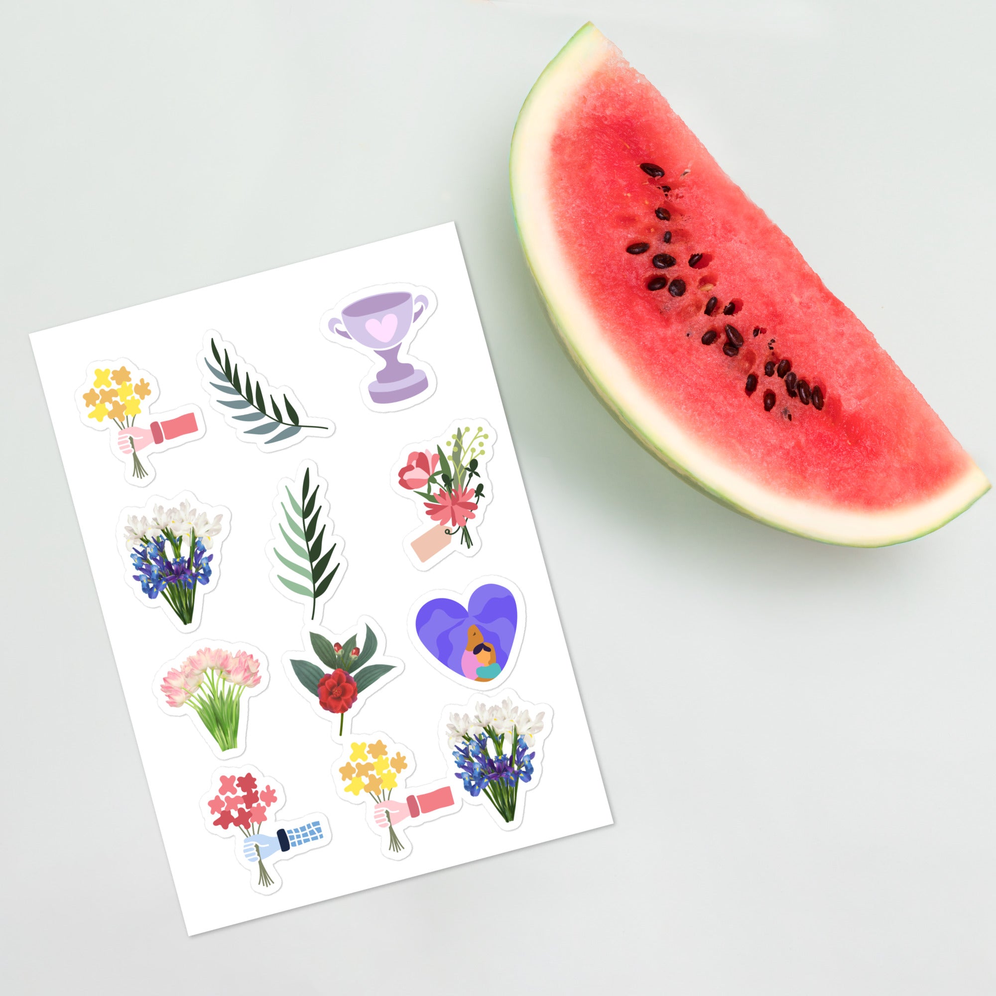 Floral Sticker sheet