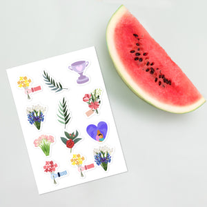 Floral Sticker sheet