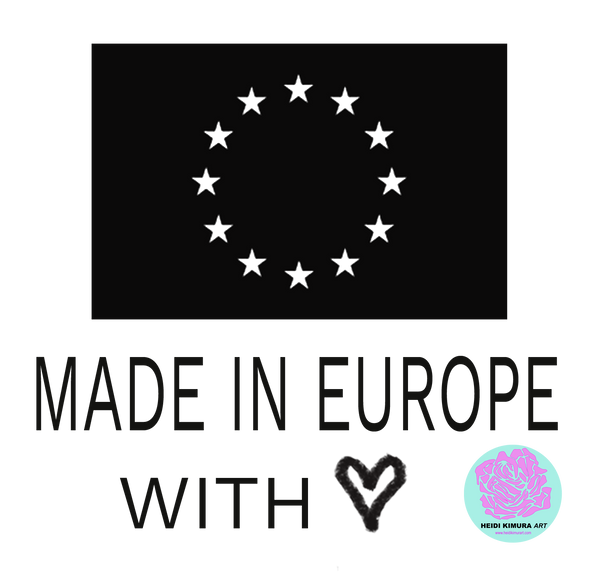 White Polka Dots Rainbow Print Designer Men's Joggers-Made in EU (US Size: XS-3XL)-Men's Joggers-Heidi Kimura Art LLC