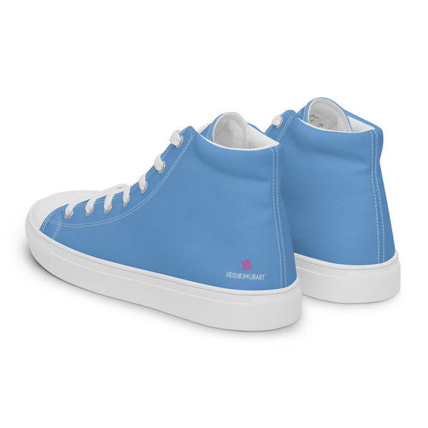 Blue Sky Men's Sneakers, Modern Minimalist Designer Premium Quality Stylish Tennis Shoes