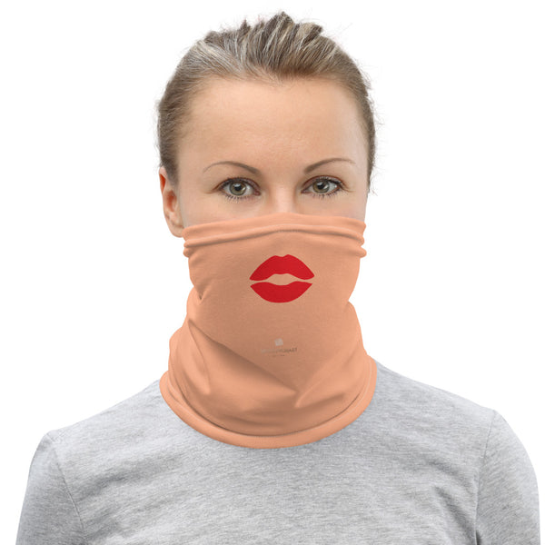 Sexy Red Lips Neck Gaiter, Funny Face Mask Bandana Washable Covering-Made in USA/EU-Heidi Kimura Art LLC-Heidi Kimura Art LLC Classic Red Lips Neck Gaiter, Funny Face Mask Neck Gaiter, Black Face Mask Shield, Luxury Premium Quality Cool And Cute One-Size Reusable Washable Scarf Headband Bandana - Made in USA/EU, Face Neck Warmers, Non-Medical Breathable Face Covers, Neck Gaiters  