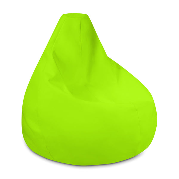 Neon Green Bean Bag Chair w/ filling-Made in EU-Heidi Kimura Art LLC-Heidi Kimura Art LLC