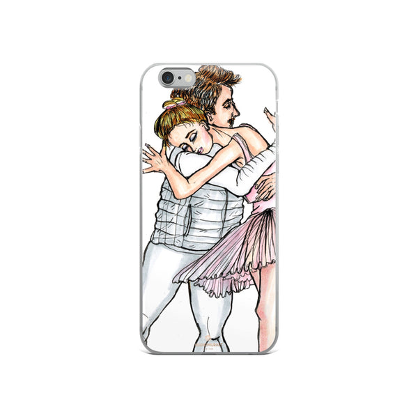 Dancing Ballet Couple, iPhone X | XS | XR | XS Max | 8 | 8+ | 7| 7+ |6/6S | 6+/6S+ Case- Made in USA-Phone Case-iPhone 6/6s-Heidi Kimura Art LLC