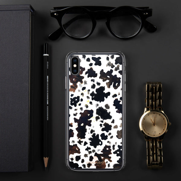 Cow Animal Print iPhone Case, BPA-Free Phone Case-Printed in USA/EU-Heidi Kimura Art LLC-iPhone XS Max-Heidi Kimura Art LLC