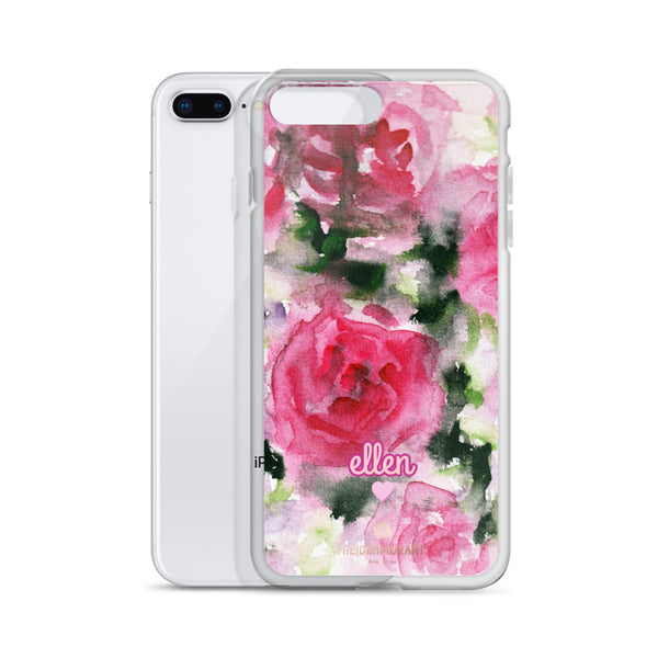 Pink Rose Personalized iPhone Case, Custom Case Phone Case-Heidi Kimura Art LLC-Heidi Kimura Art LLC